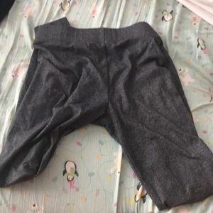 Set of three black and Greg leggings